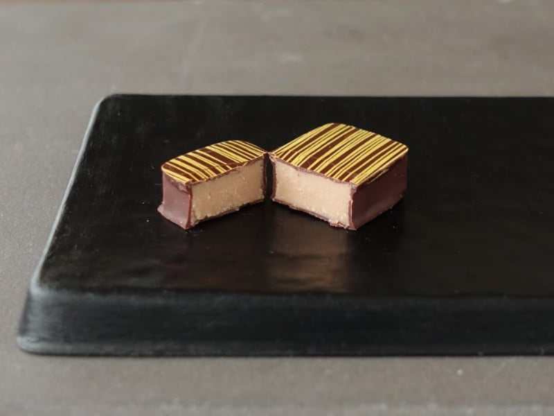 宮城の酒蔵 利き酒ショコラ 阿部勘(阿部勘酒造店) 断面