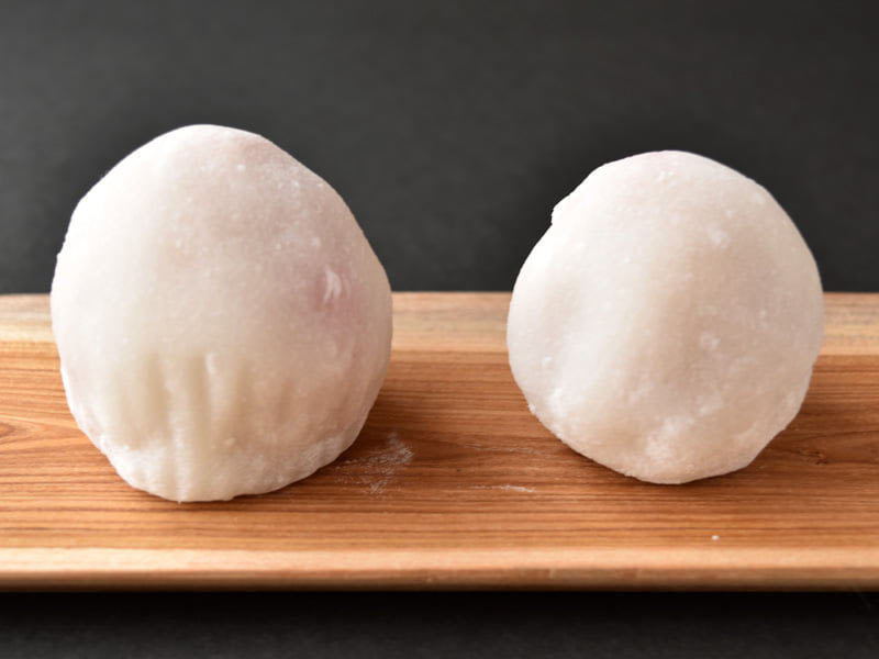 夢菓房たから いちご大福 大きさ比較