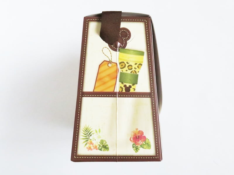 TDL チョコレートフィールド・ビスケット 箱の側面