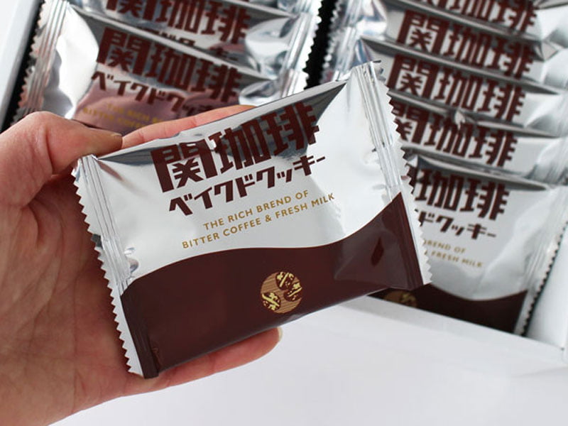 関珈琲ベイクドクッキーの個包装の写真