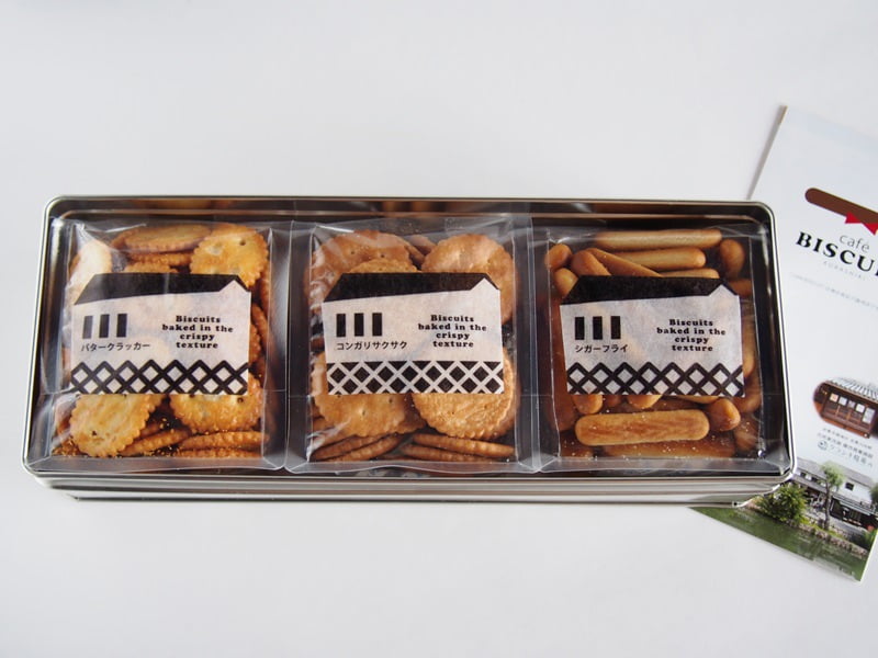 ビスキュイ 開封した写真