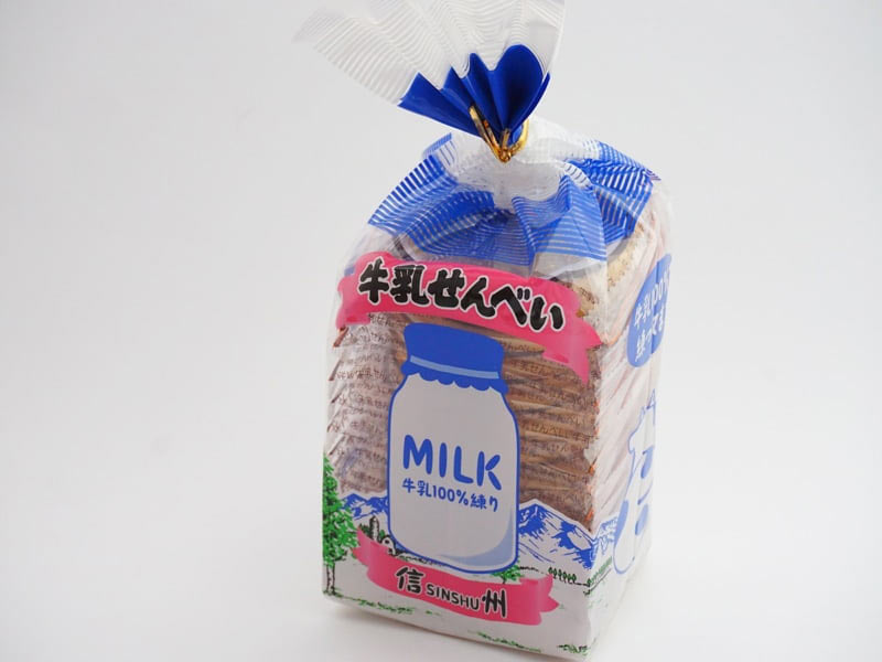 原山製菓　牛乳せんべい　外装