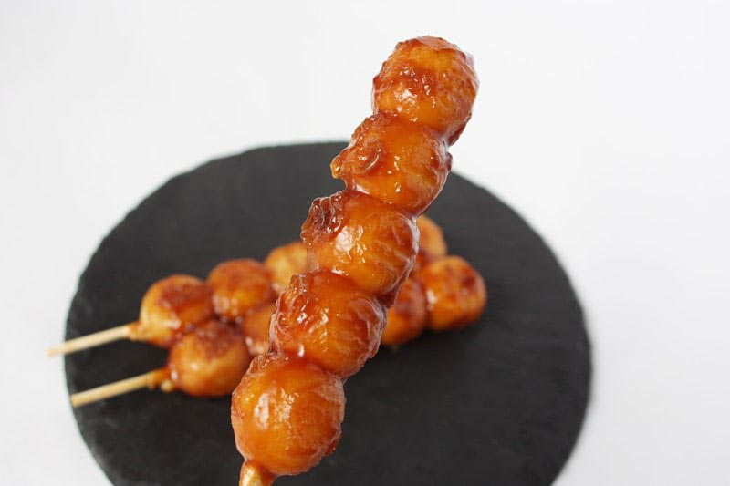 木曽奈良井宿きむらみたらし団子中身写真