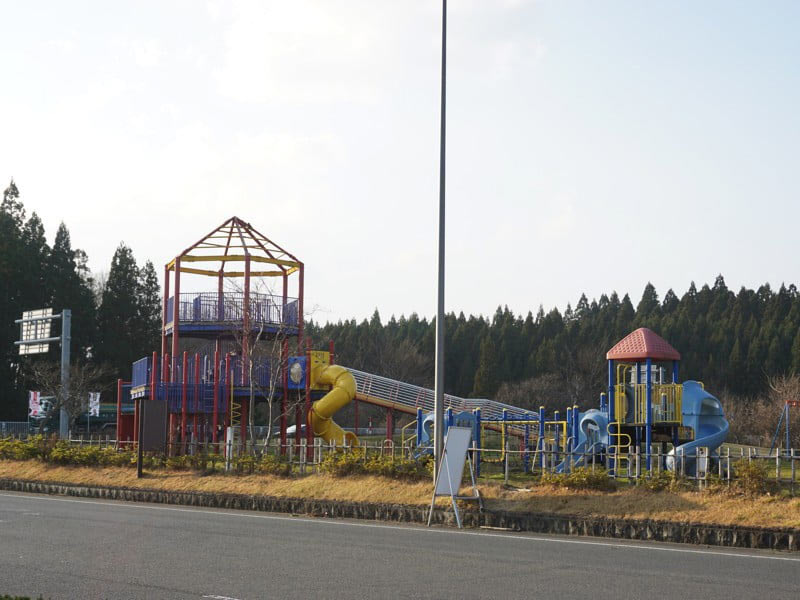 道の駅とわだ　屋外遊具