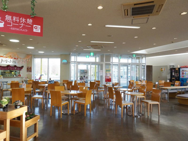 道の駅とわだ　休憩所