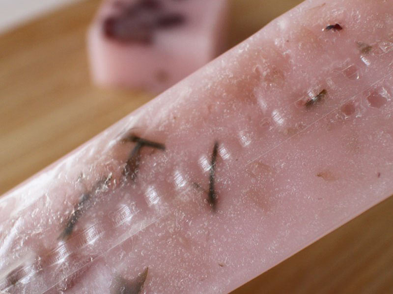 長良ういろ桜ういろの裏側の写真