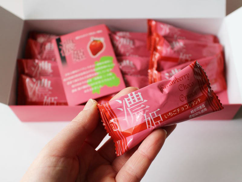 濃姫いちごチョコクランチ個袋の写真