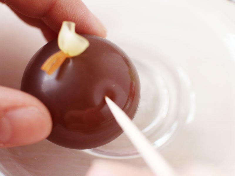 ぷっちんようかんを刺した時の写真