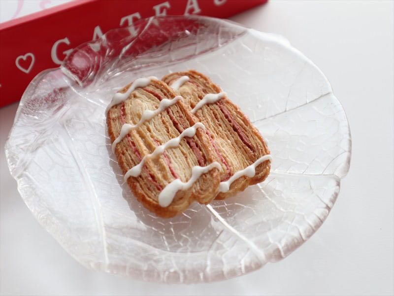 佐賀いちごみるくパイ 中身の写真