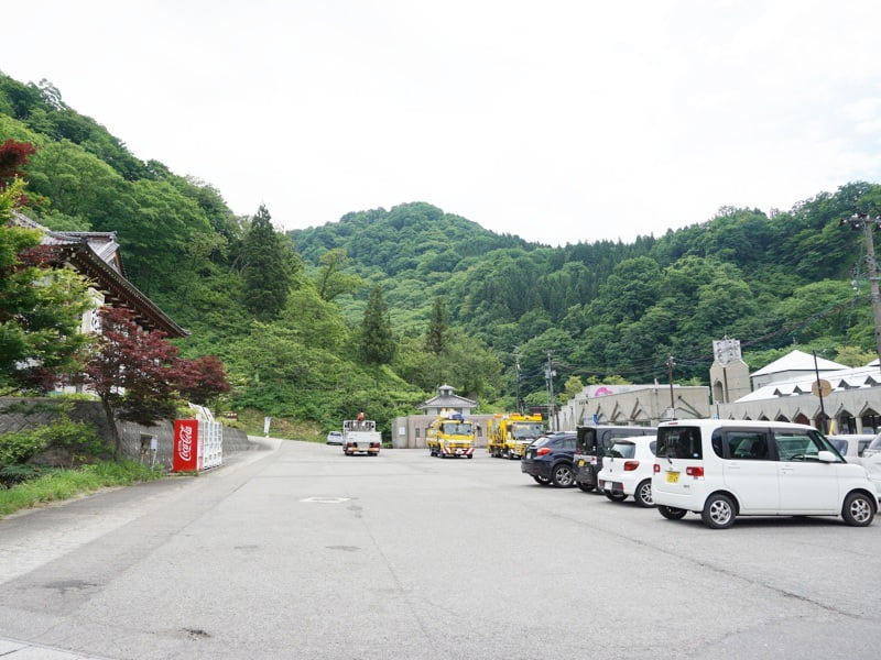 道の駅月山駐車場