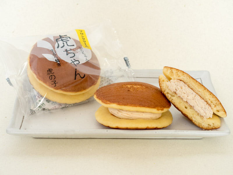 虎屋 虎ちゃん 中身(マロンクリーム)