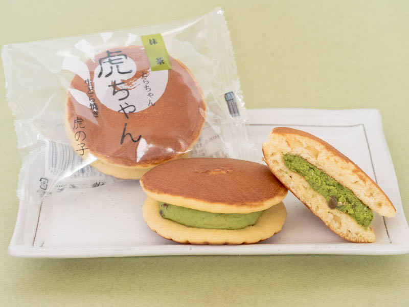 虎屋 虎ちゃん 中身(抹茶)