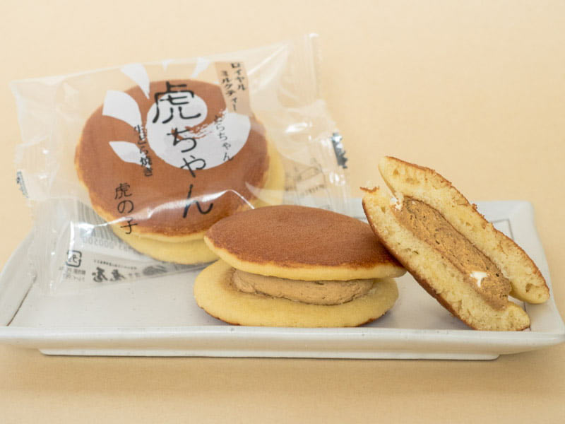 虎屋 虎ちゃん 中身(ロイヤルミルクティー)