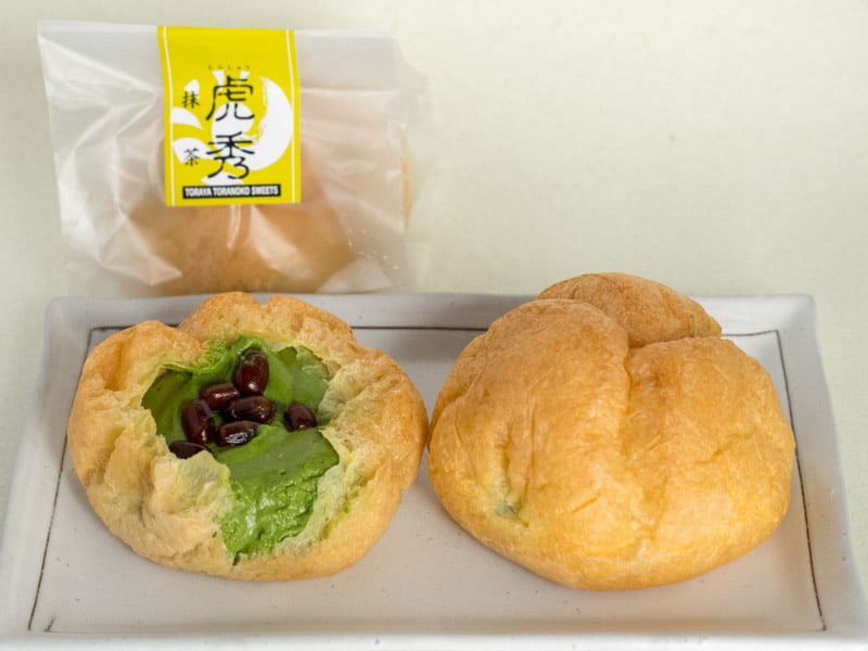 虎屋 虎秀 中身(抹茶)