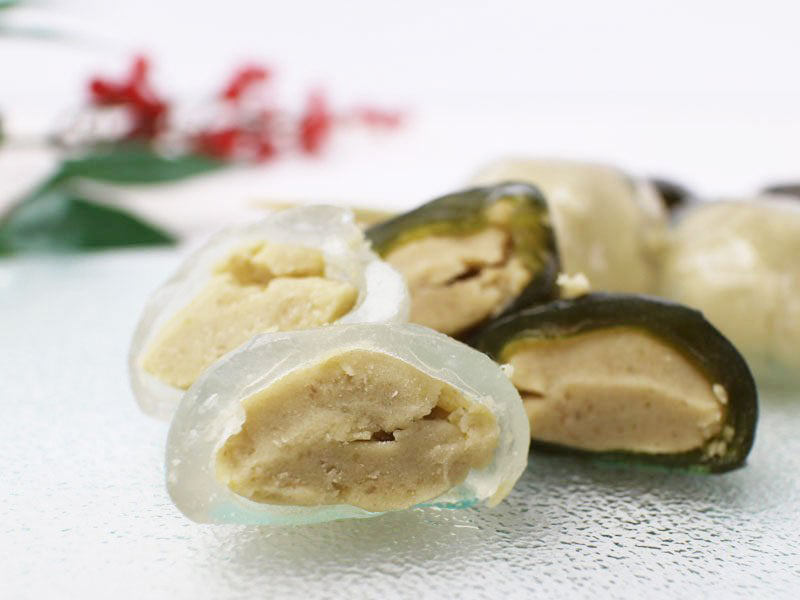 鶴の家栗わらび極みの断面写真