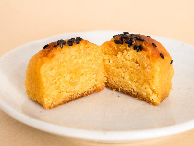 風月堂 スイートポテト 中身拡大