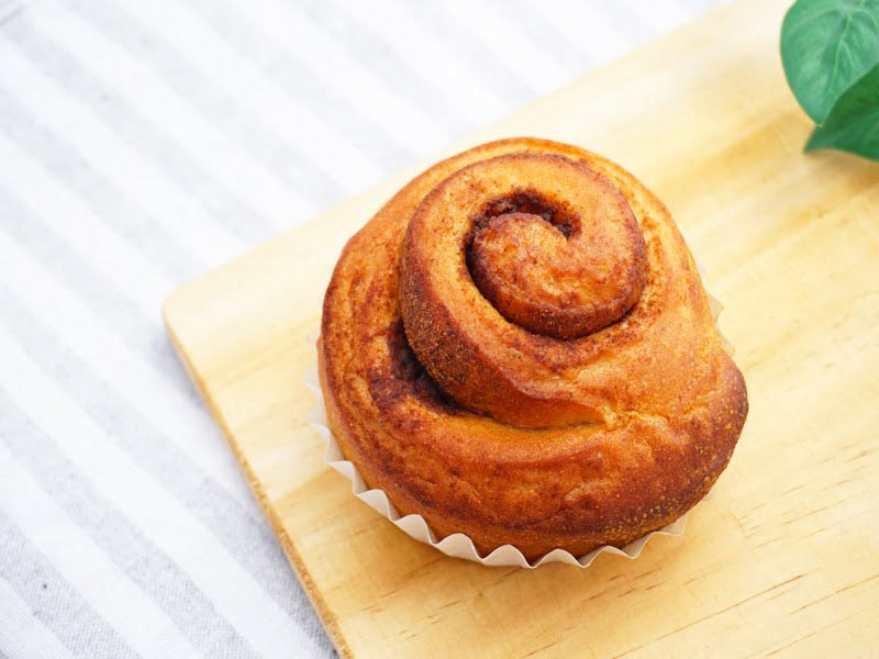 ベーグル屋ハル シナモンロール 中身の写真