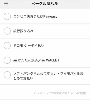 ハル 支払い方法