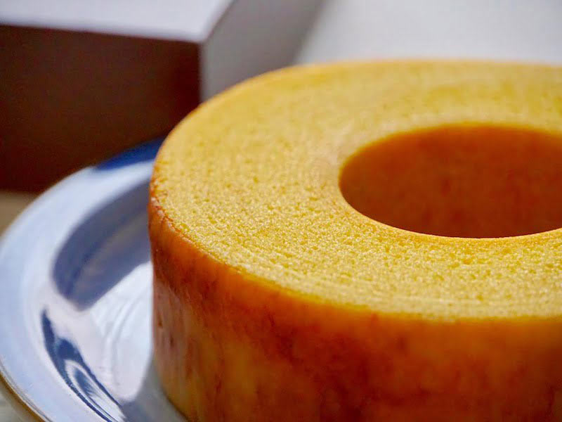 治一郎(じいちろう)のバウムクーヘン中身の写真