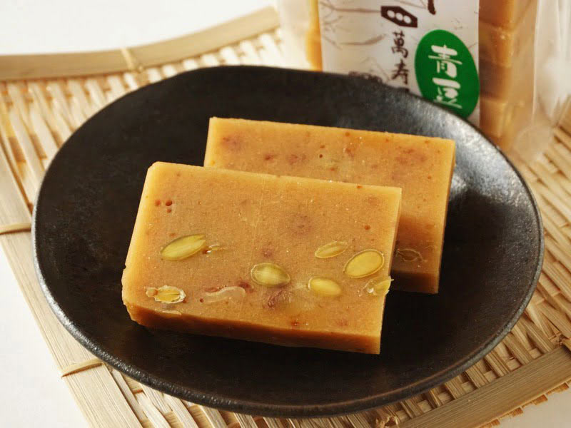 萬寿屋 青豆みそ餅中身