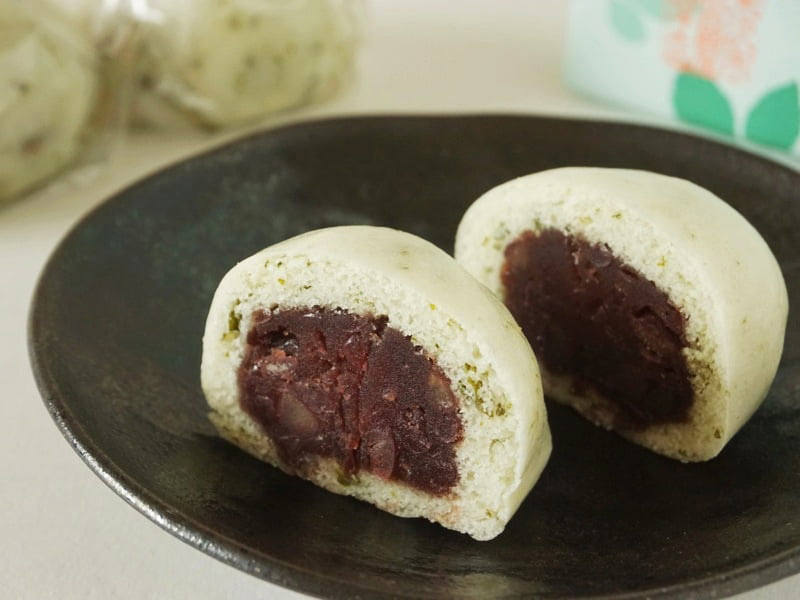 松島屋菓子店 うこぎまんじゅう中身