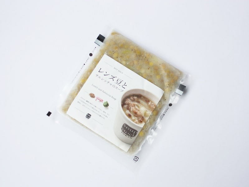 レンズ豆とサルシッチャのスープ外装写真
