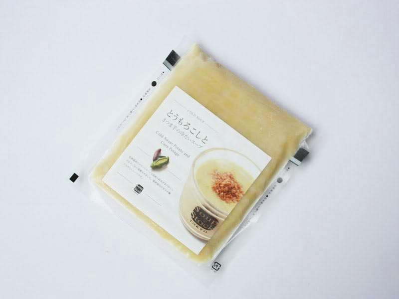 スープストックトーキョーとうもろこしとさつま芋の冷たいスープ外装写真