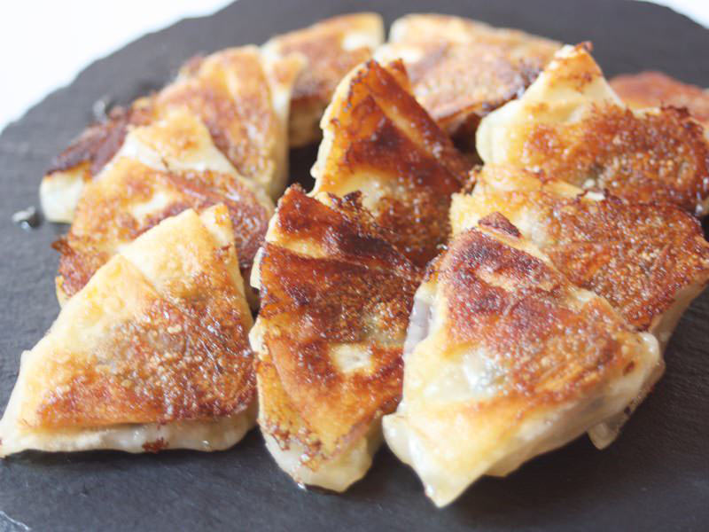 点天ひとくち餃子中身写真