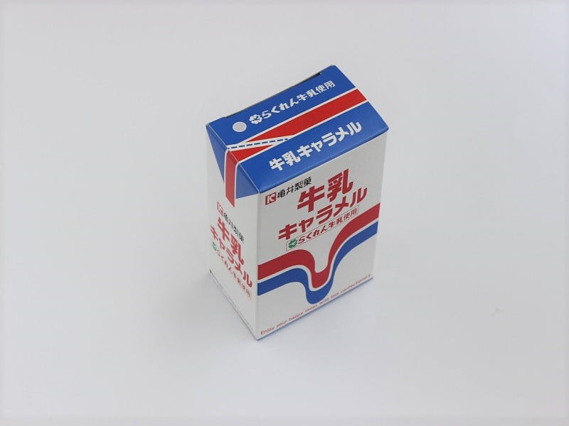 亀井製菓牛乳キャラメル外装