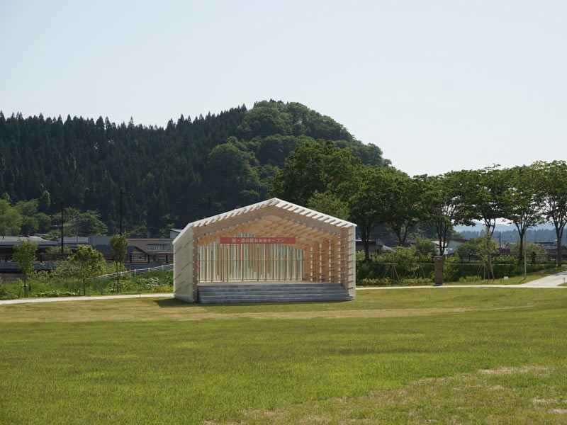 道の駅おおゆ野外ステージ