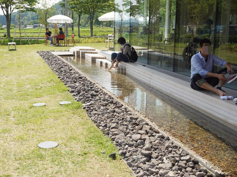 道の駅おおゆ足湯