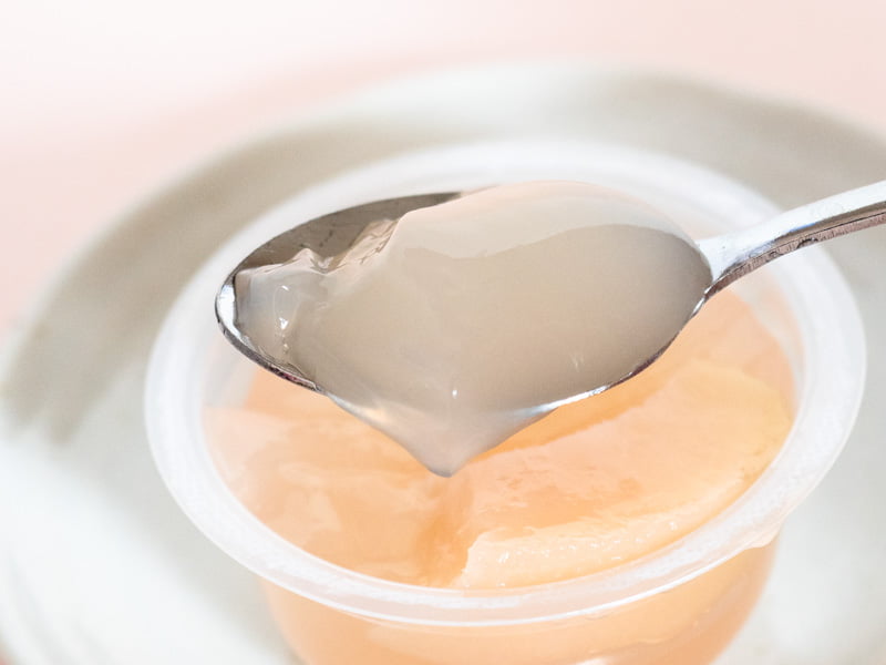 虎屋 白桃ゼリー 中身5