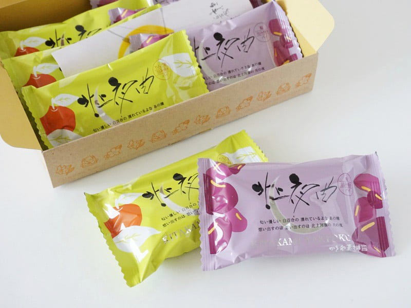 かぎや菓子舗 北上夜曲開封後
