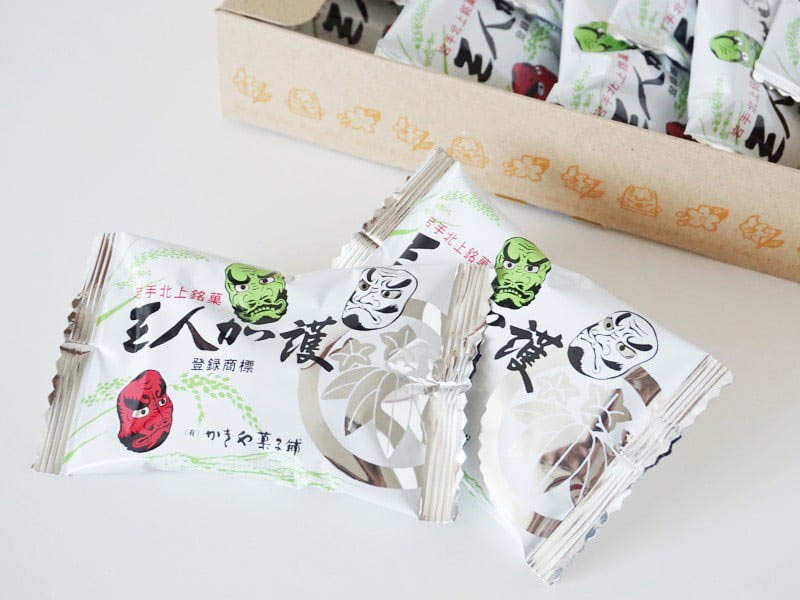 かぎや菓子舗 三人加護開封後