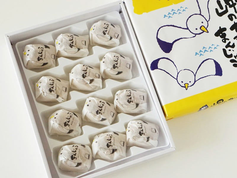 岩手岬のかもめまんじゅう開封後