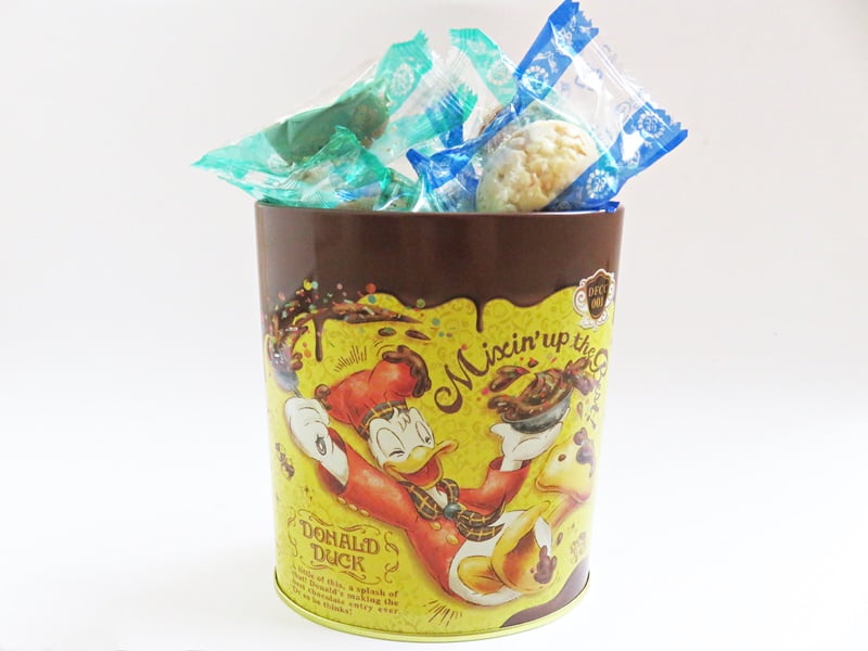 TDR チョコレートクランチ ピック&マンチ チョコレートクランチを詰めた時の写真