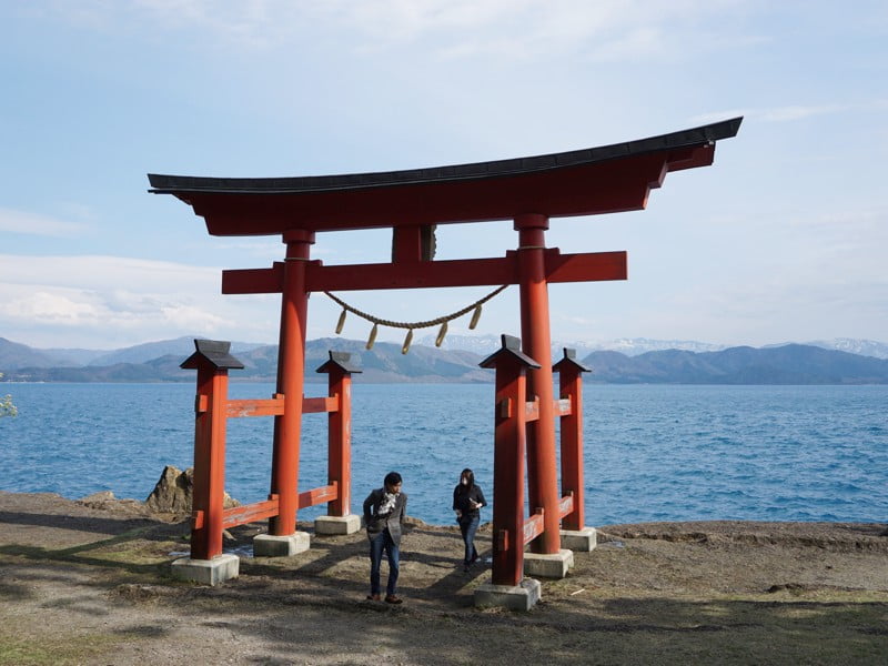 田沢湖鳥居