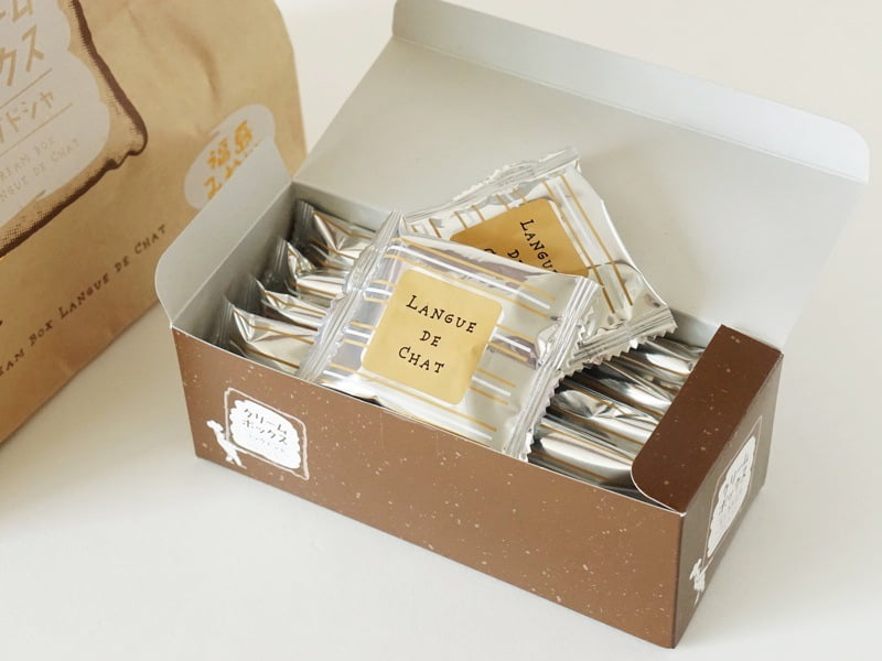 クリームボックスラングドシャ開封後