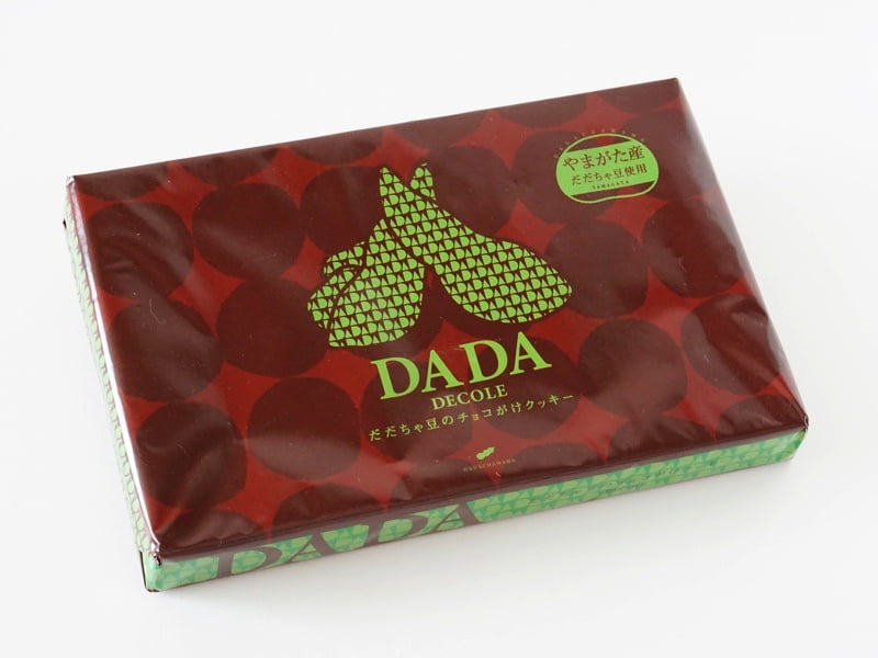 DADA DECOLE(ダダデコレ) だだちゃ豆のチョコがけクッキー外装