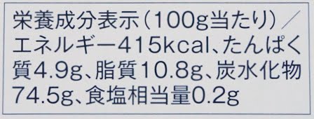 新潟ルレクチェキャラメル成分表示
