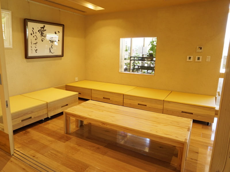 いいたて村の道の駅までい館休憩スペース