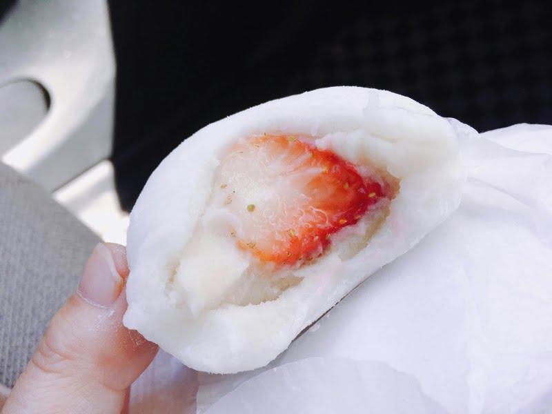 道の駅伊達の郷りょうぜんいちご大福中身