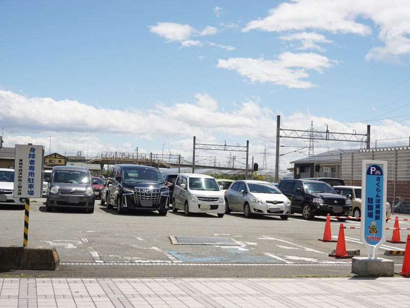 さくらんぼ東根駅駐車場