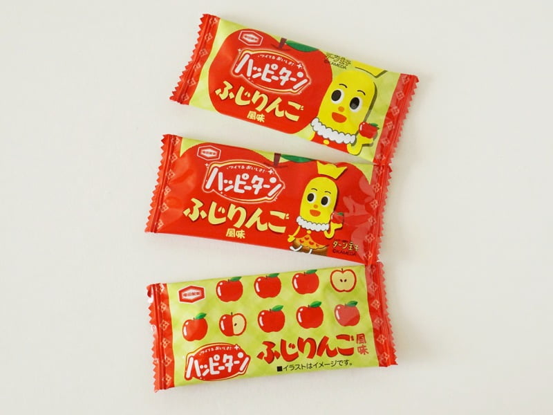 東北限定ハッピーターン ふじりんご風味個包装