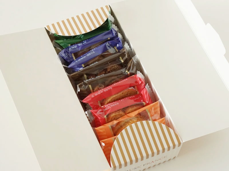 ラスクフランス 色彩(いろど)りラスク開封後