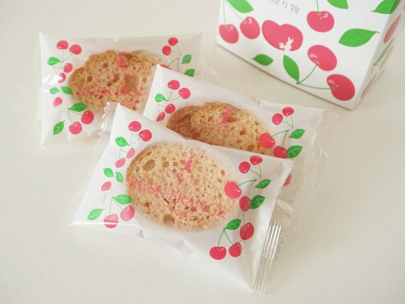 ラスクフランス さくらんぼラスク開封後