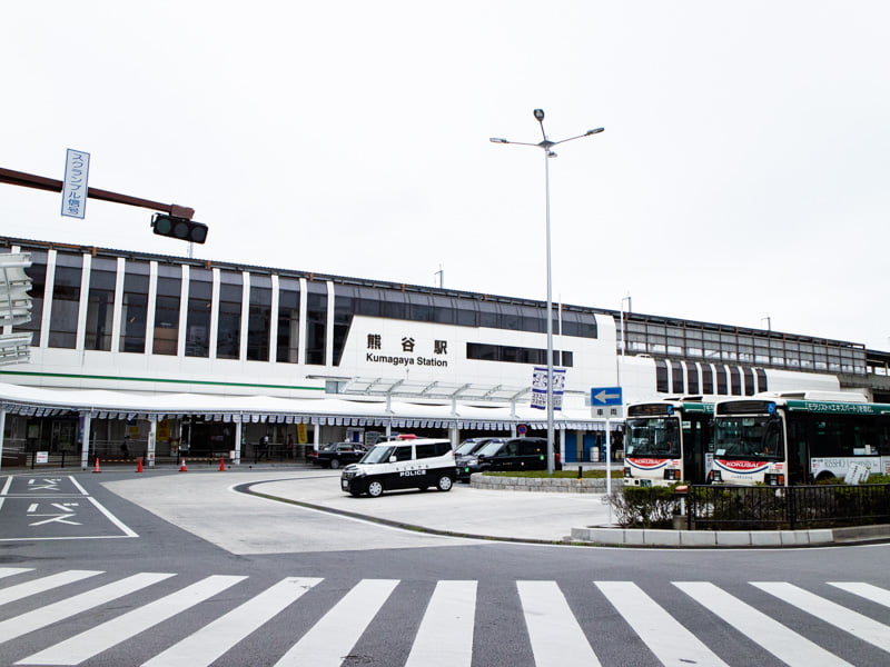 熊谷駅の北口前