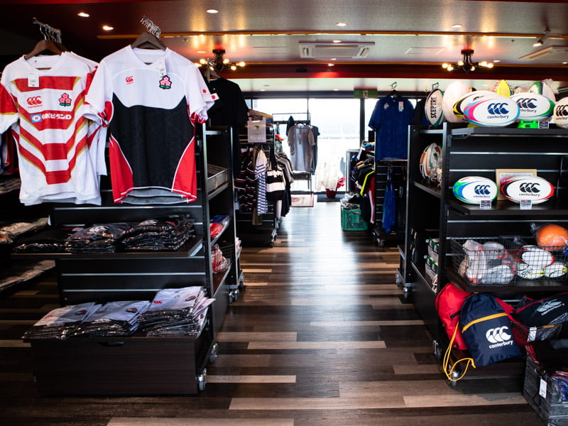 熊谷ラグビー場のショップ