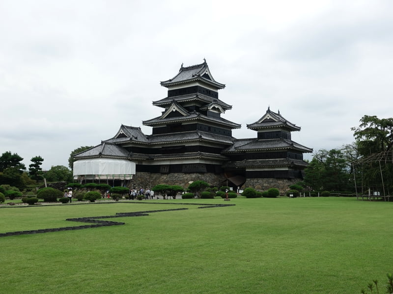 松本城の外観