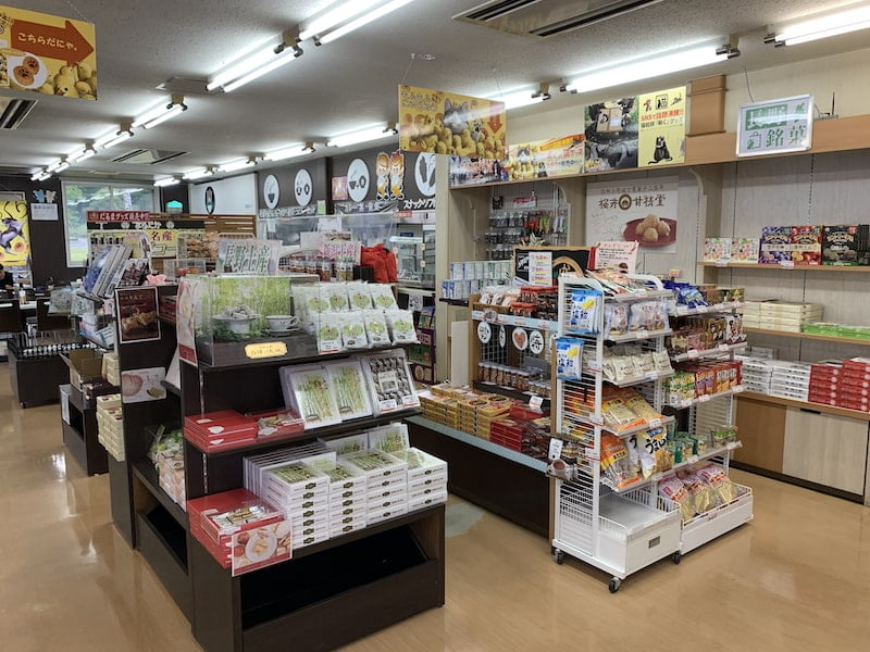 妙高SA下りのお土産売り場